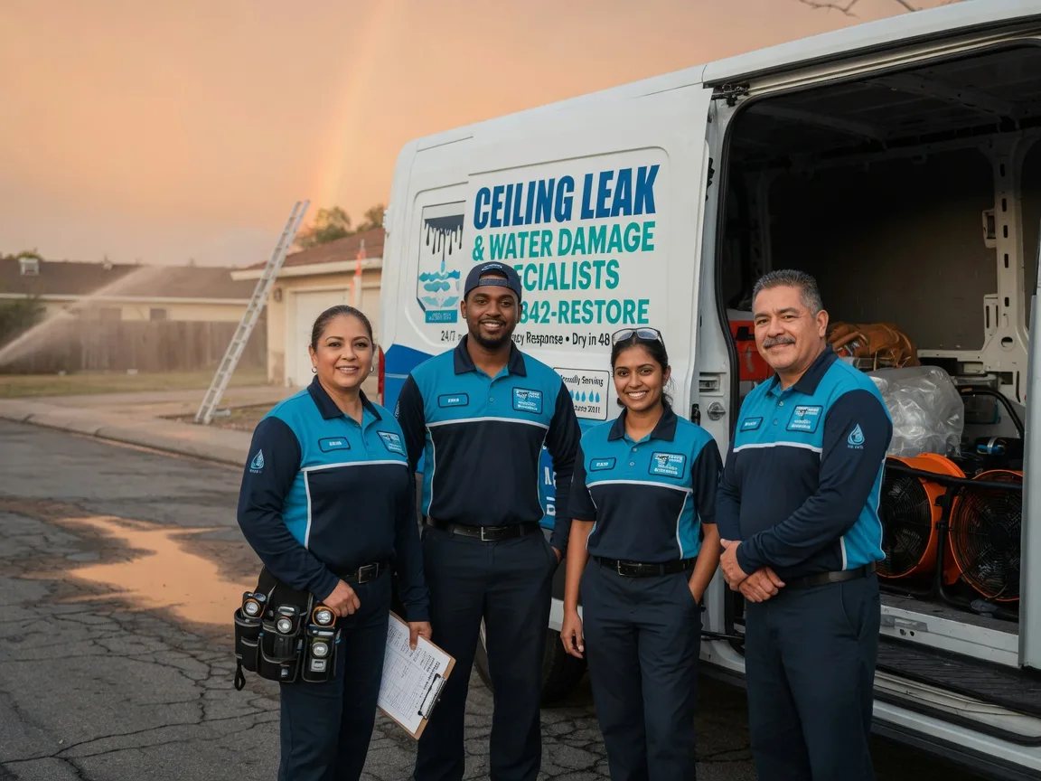 Ceiling Leak Cleanup company in Rogers, TX